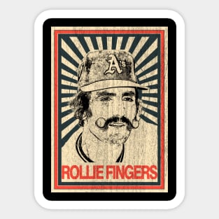 Vintage Poster Rollie Fingers Sticker